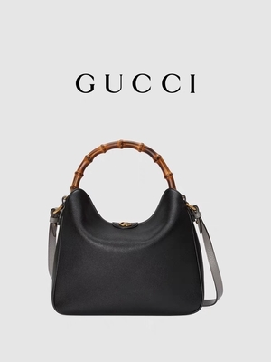 OEM de bambú del hardware de princesa Diana Handbag Double G de Gucci de la manija