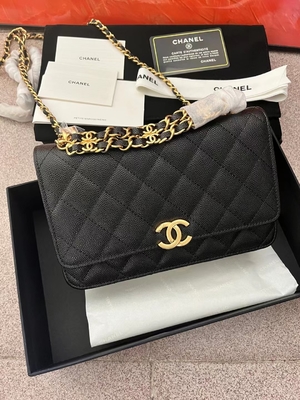 Cadena clásica del KWOC en la cartera Chanel Small Handbag AP3019