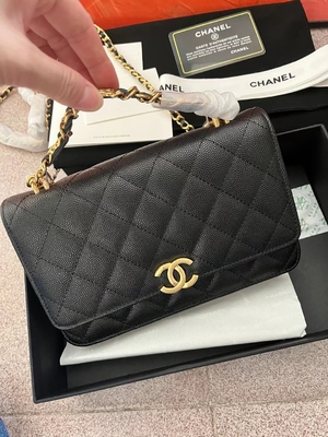 Cadena clásica del KWOC en la cartera Chanel Small Handbag AP3019