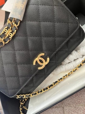 Cadena clásica del KWOC en la cartera Chanel Small Handbag AP3019