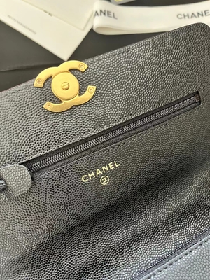Cadena clásica del KWOC en la cartera Chanel Small Handbag AP3019