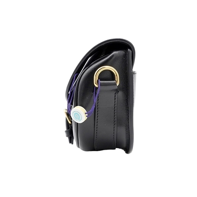 Bolso negro Dior Bobby East West Bag Hobo de la honda de la silla de montar de la piel de becerro