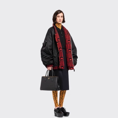 Bolso calificado de las señoras Prada Saffiano cuero medianamente grande del Galleria