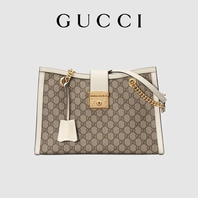 La lona suprema del medio del bolso del candado del GG Gucci modificó para requisitos particulares