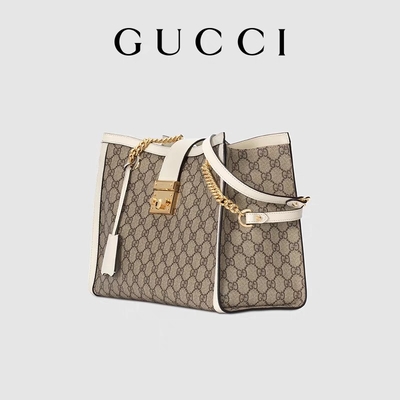 La lona suprema del medio del bolso del candado del GG Gucci modificó para requisitos particulares