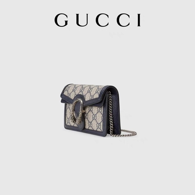 Bolso supremo CZ3457 del GG Mini Bag Suede Leather Chain de Dionysus de la lona revestida