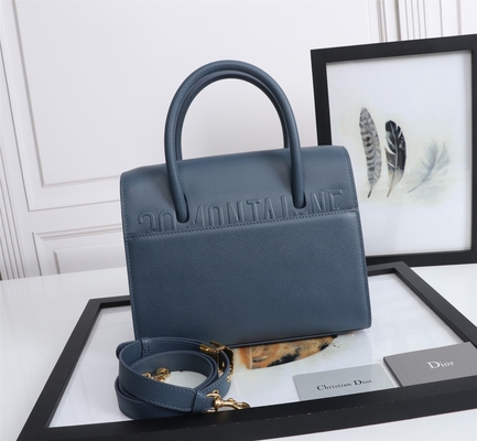 St Honoré Tote D6718 de Dior Branded Ladies Handbag Medium de la piel de becerro