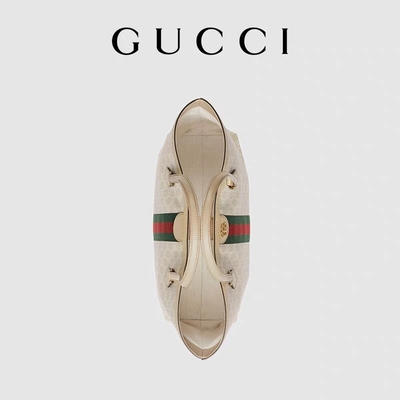 Bolso calificado ajustable Gucci medio Ophidia Tote White For Woman