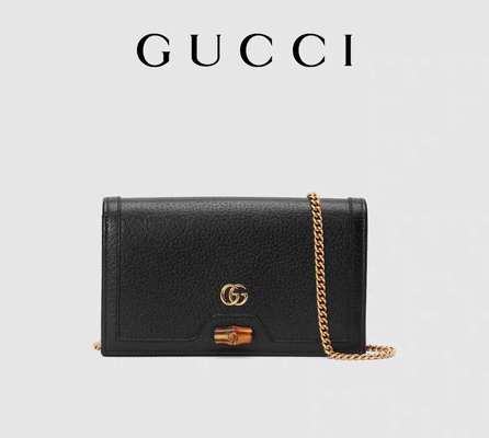 El ODM calificó la cerradura de Bag Gucci Diana Wallet On Chain Bamboo del mensajero