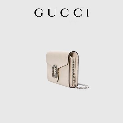 cierre de las señoras GUCCI Dionysus Mini Leather Chain Bag Snap de los 60cm