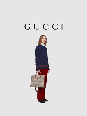 Lona suprema artesonada Tote Bag Shoulder Bag With de Gucci de la impresión del GG que entrelaza G