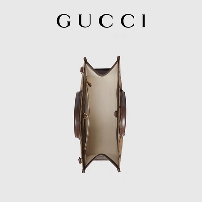 GUCCI calificó el bolso GG enorme Tote Bag Camel Men Gentleman