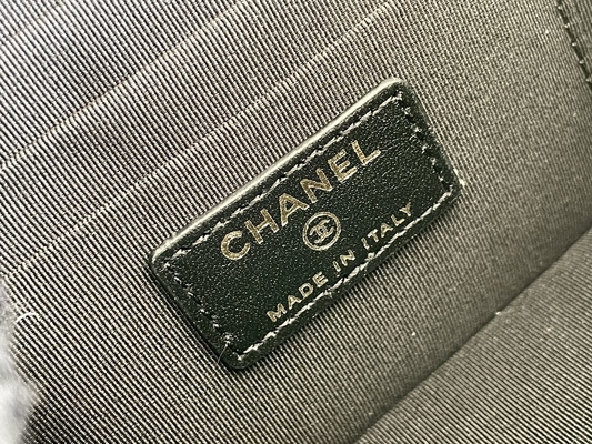 Caso calificado de encargo de la vanidad de Chanel 22K de los bolsos de la corderina bolsillo multi