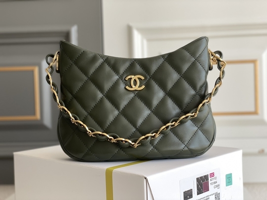 Pequeño hippie Tote Bag Shoulder Bag del axila del hobo de Chanel AS3562 Autumn Winter 2022