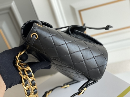 Chanel Leather Flap Designer Brand hace excursionismo a Diamond Quilted For Women 1994-1996