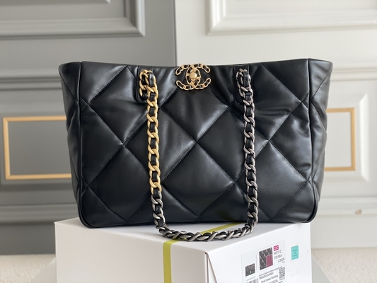 Estilo casual de la oficina de partido de Chanel Classic Lambskin Bag Plain de la corderina
