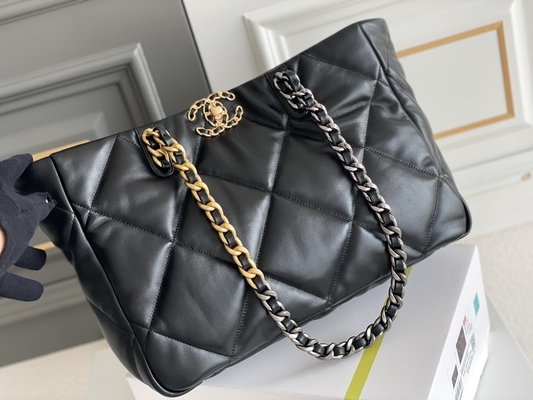 Estilo casual de la oficina de partido de Chanel Classic Lambskin Bag Plain de la corderina