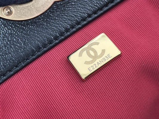 Estilo casual de la oficina de partido de Chanel Classic Lambskin Bag Plain de la corderina