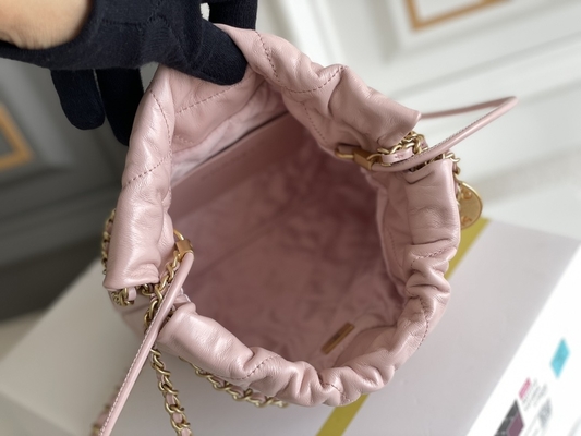 Amarillo negro blanco del MINI rosa de la piel de becerro 22S de Chanel Branded Ladies Handbag 22B