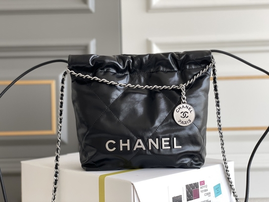 Amarillo negro blanco del MINI rosa de la piel de becerro 22S de Chanel Branded Ladies Handbag 22B