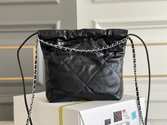 Amarillo negro blanco del MINI rosa de la piel de becerro 22S de Chanel Branded Ladies Handbag 22B