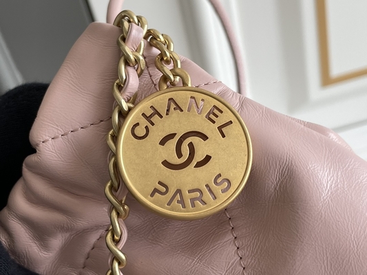 Amarillo negro blanco del MINI rosa de la piel de becerro 22S de Chanel Branded Ladies Handbag 22B