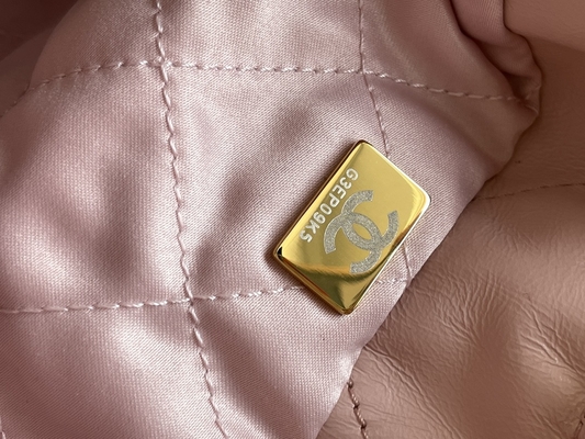 Amarillo negro blanco del MINI rosa de la piel de becerro 22S de Chanel Branded Ladies Handbag 22B