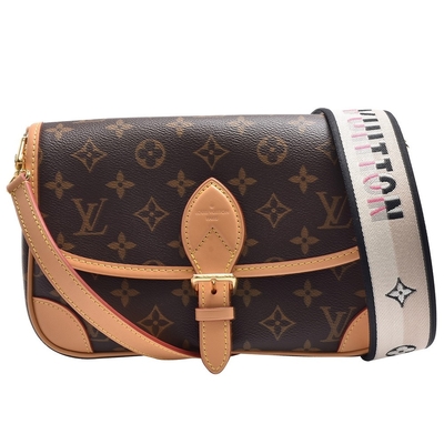 Lona del monograma del bolso de Mini Sling Bag Branded Classic Diane LV del telar jacquar