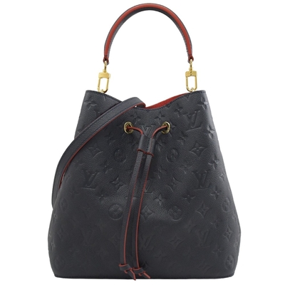 El LV Colorblock calificó a señoras bolso del cubo del bolso NÉONOÉ milímetro cuero granuloso