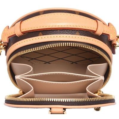 Bolso blando granuloso M44699 del LV Lockme de la lona del monograma de la piel de becerro