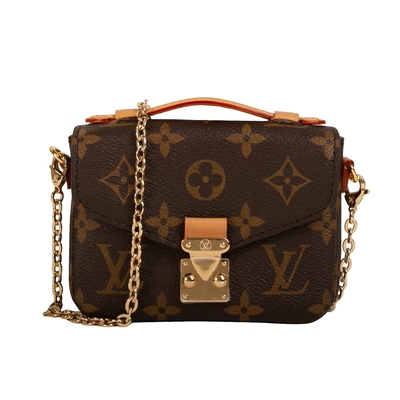 Cruz de Mini Designer Monogram Bag Micro Metis LV - la bolsa para transportar cadáveres Brown