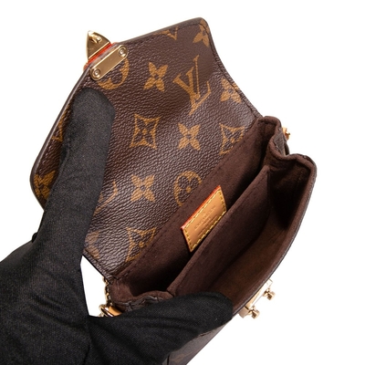 Cruz de Mini Designer Monogram Bag Micro Metis LV - la bolsa para transportar cadáveres Brown