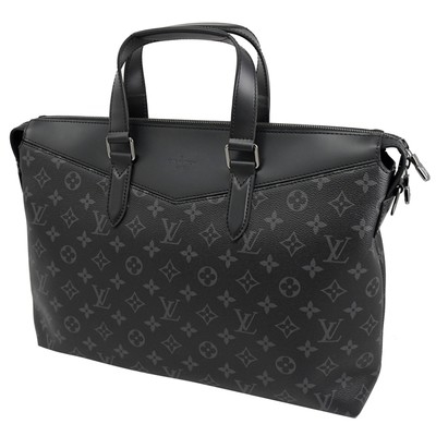 El negocio del hombre M40566 calificó al explorador para hombre Black Dual Purpose de la cartera del LV del monograma del bolso