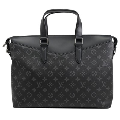 El negocio del hombre M40566 calificó al explorador para hombre Black Dual Purpose de la cartera del LV del monograma del bolso