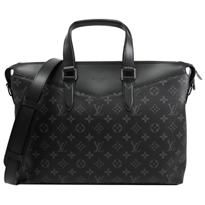 El negocio del hombre M40566 calificó al explorador para hombre Black Dual Purpose de la cartera del LV del monograma del bolso