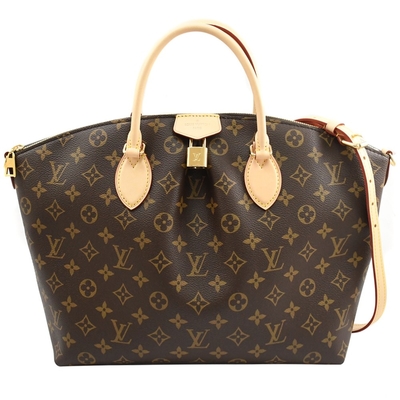 Café oscuro cubierto monograma de BoéTie milímetro Tote Bag M45987 de la lona