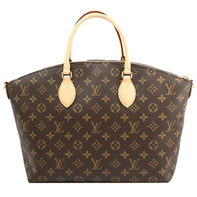 Café oscuro cubierto monograma de BoéTie milímetro Tote Bag M45987 de la lona