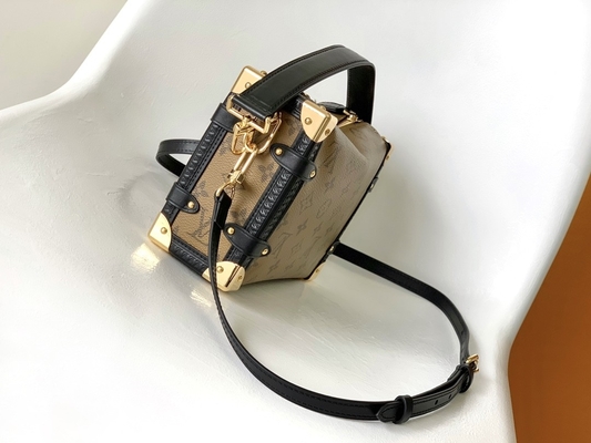 Bolso lateral revestido del monograma del tronco de Louis Vuitton M46358 LV de la presbiopía de la travesía de la lona