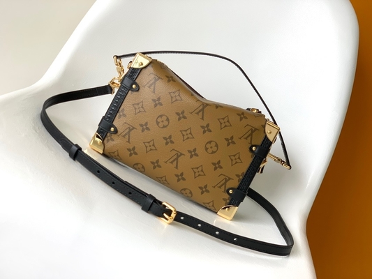 Bolso lateral revestido del monograma del tronco de Louis Vuitton M46358 LV de la presbiopía de la travesía de la lona