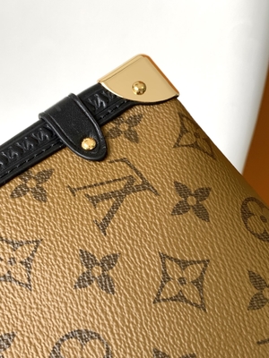 Bolso lateral revestido del monograma del tronco de Louis Vuitton M46358 LV de la presbiopía de la travesía de la lona