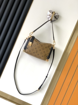 Bolso lateral revestido del monograma del tronco de Louis Vuitton M46358 LV de la presbiopía de la travesía de la lona