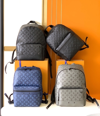 Cuero del becerro de la sombra del monograma de la mochila de Louis Vuitton Racer Designer Brand para el muchacho del hombre