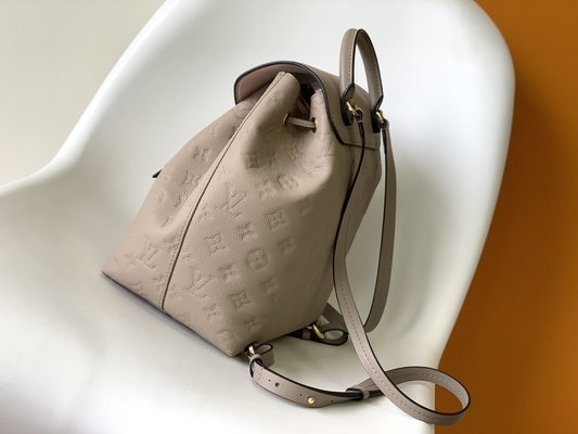Negro rosado de Brand Backpack Louis Vuitton Monogram Montsouris Backpack del diseñador del LV
