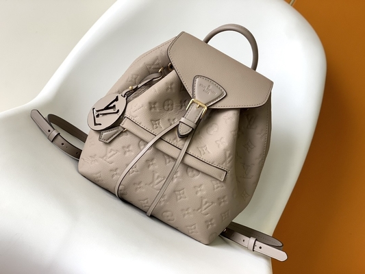 Negro rosado de Brand Backpack Louis Vuitton Monogram Montsouris Backpack del diseñador del LV