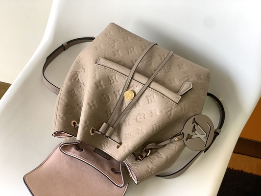 Negro rosado de Brand Backpack Louis Vuitton Monogram Montsouris Backpack del diseñador del LV