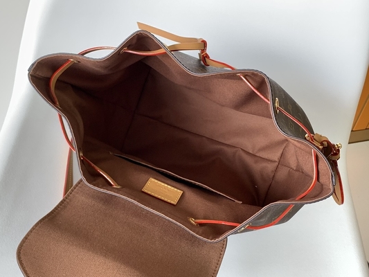 Encanto desmontable de la mochila de cuero del LV Montsouris P.M. del becerro de la sombra del monograma