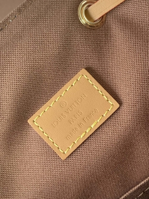 Encanto desmontable de la mochila de cuero del LV Montsouris P.M. del becerro de la sombra del monograma