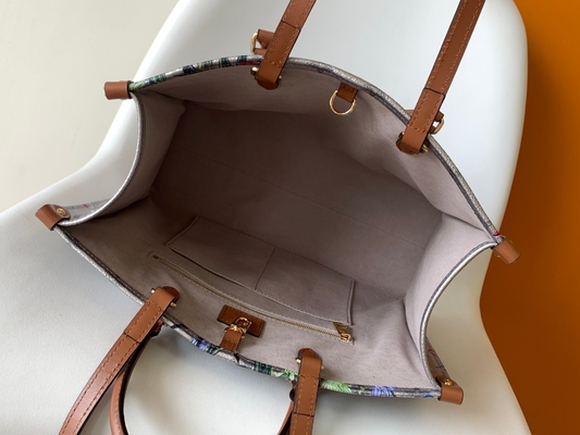 El OEM Louis Vuitton Onthego Empreinte Silver floral cubrió la lona Tote Bag