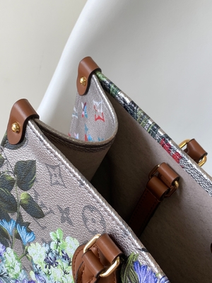 El OEM Louis Vuitton Onthego Empreinte Silver floral cubrió la lona Tote Bag