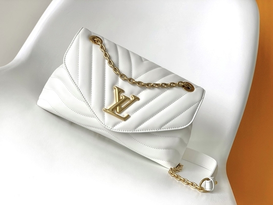 El LV Preloved calificó el bolso M58549 New Wave el bolso de cadena